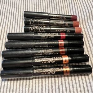8 unopened and brand new Nudestix products and one Summer Fridays pouch.